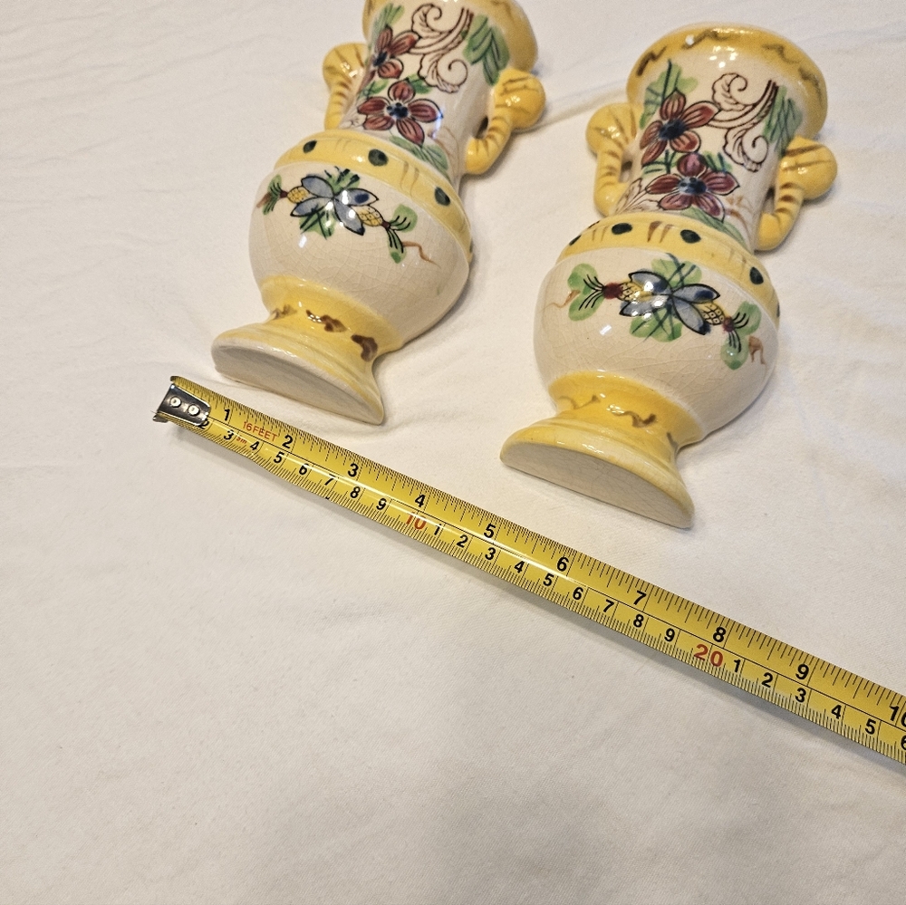 Vintage Ceramic Wall Pockets Made In Japan. - Picture 6 of 10